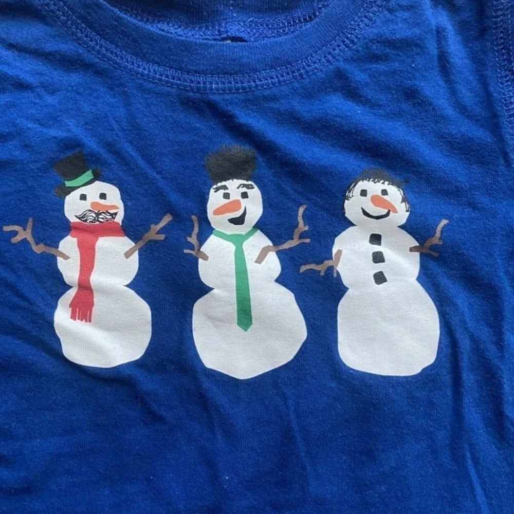 Gymboree Snowman Shirt Size 12-18 Months